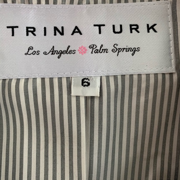 Trina Turk Brown Jacket, Size 6 - Picture 3 of 8